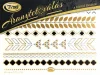 Gold-Tattoo 21x15cm Armband, Fußkettchen