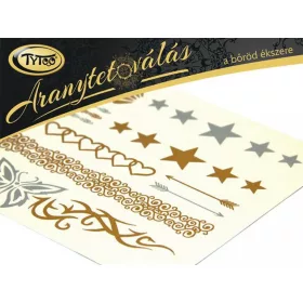 Gold-Tattoo 21x15cm