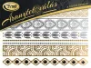 Gold-Tattoo 21x15cm Armband, Fußkette