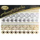 Gold-Tattoo 21x15cm Armband, Fußkette