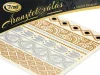 Gold-Tattoo 21x15cm Armband, Fußkette