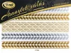 Gold-Tattoo 21x15cm Armband, Fußkette