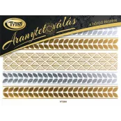 Gold-Tattoo 21x15cm Armband, Fußkette