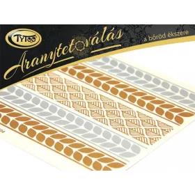 Gold-Tattoo 21x15cm Armband, Fußkette