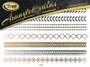 Gold-Tattoo 21x15cm Armband, Fußkettchen