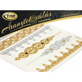 Gold-Tattoo 21x15cm