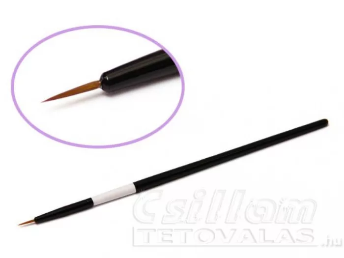 Konturenpinsel für Gesichtsbemalung 1 mm Schwarz
