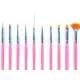 Pinselset 10 Stk. Rosa