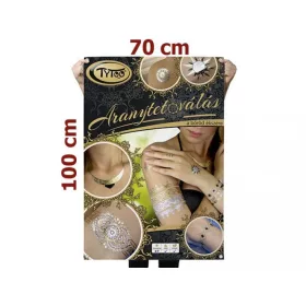 Goldtattoo-Banner für Außenbereich 70x100cm