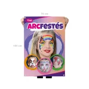 Gesichtsfarbe Banner für draußen 70x100cm
