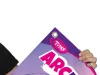 Gesichtsfarbe Banner für draußen 70x100cm
