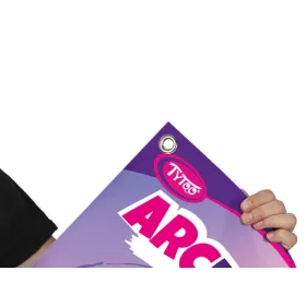Gesichtsfarbe Banner für draußen 70x100cm