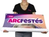 Gesichtsfarbe Banner für draußen 70x100cm
