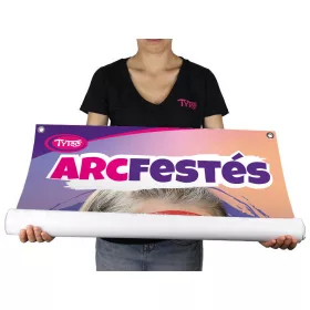 Gesichtsfarbe Banner für draußen 70x100cm