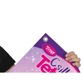 Glitzertattoo-Banner für draußen 70x100cm