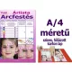 Gesichtsbemalung Preisliste A/4 Farbiger folierter Karton