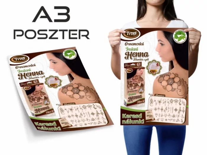 Henna-Poster - Ornamentik