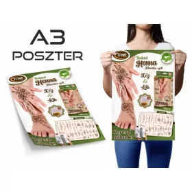 Henna Poster - Hand & Fuß
