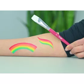 TyToo Flacher Pinsel 3/4 für Gesichtsbemalung
