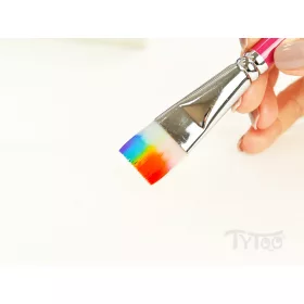 TyToo Flacher Pinsel 3/4 für Gesichtsbemalung