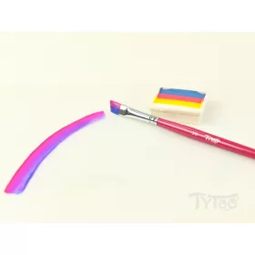 TyToo Schräger Pinsel 3/8 für Gesichtsbemalung