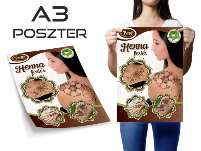 Henna-Poster - Für Körpermaler
