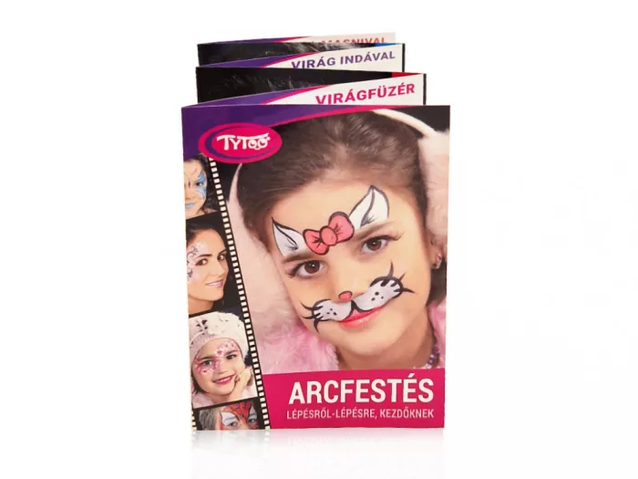 Schritt-für-Schritt-Gesichts-Malbuch für Anfänger Bunt