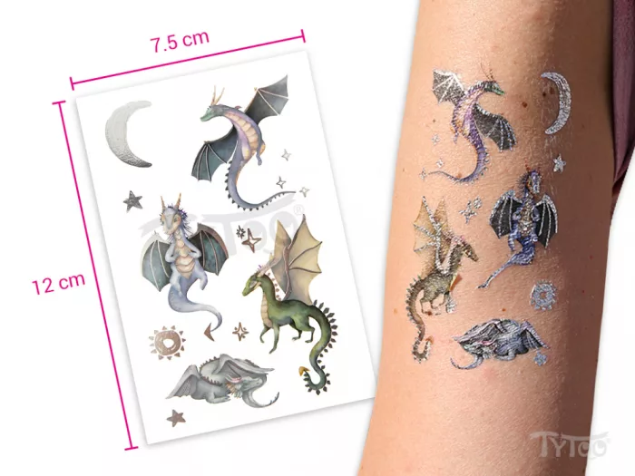 Drachen-Tattooaufkleber