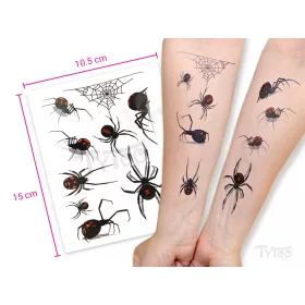 Spinnen-Tattoo-Aufkleber