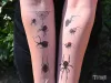 Spinnen-Tattoo-Aufkleber