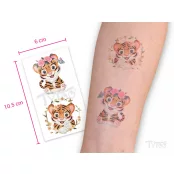 Tiger Tattoo mit Blume