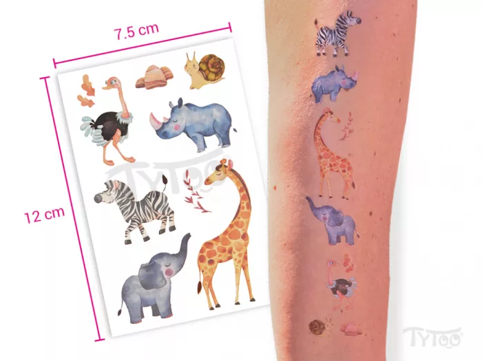 Tier-Tattoo-Aufkleber