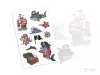 Piraten Haie und Schatztruhe Sticker Tattoos