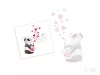 Panda Aufklebe-Tattoo