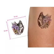 Wolf Tattoo Aufkleber