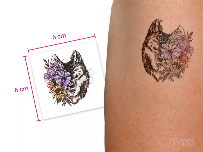 Wolf Tattoo Aufkleber
