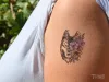 Wolf Tattoo Aufkleber