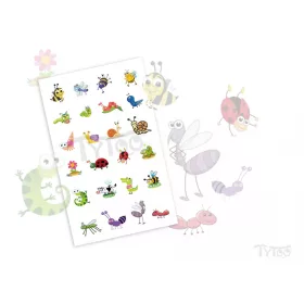 Insekten und Käfer Sticker-Tattoos