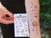 Kleintier Tattoo Aufkleber
