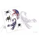 Kriechende Tiere Sticker Tattoos