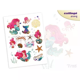 Meerjungfrau Sticker-Tattoos