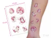 Rosa Einhörner Sticker-Tattoo