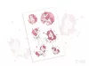 Rosa Einhörner Sticker-Tattoo