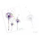 Regenbogen Pusteblumen Sticker-Tattoo