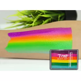 TyToo Csíkos arcfesték 60g UV -Neon Szivárvány Új