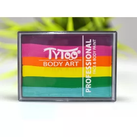 TyToo Csíkos arcfesték 60g UV -Neon Szivárvány Új