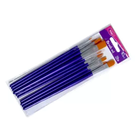 Lila 10-teiliges Pinselset