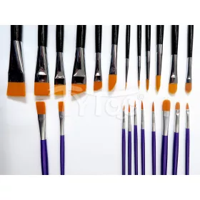 Lila 10-teiliges Pinselset