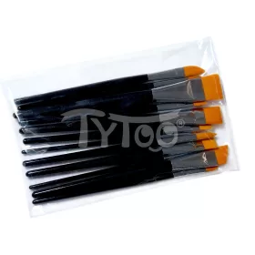 12-teiliges Schwarzes Pinselset