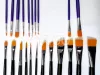 12-teiliges Schwarzes Pinselset